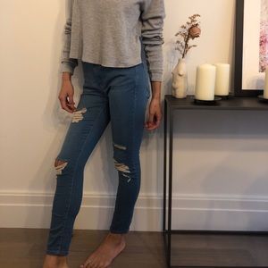 SOLD! Topshop Leigh Ripped Skinny Jeans / Jegging